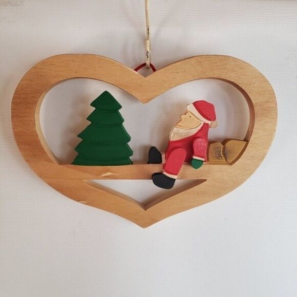 Vnt 80s Contry Christmas hanging - Picture 1 of 8